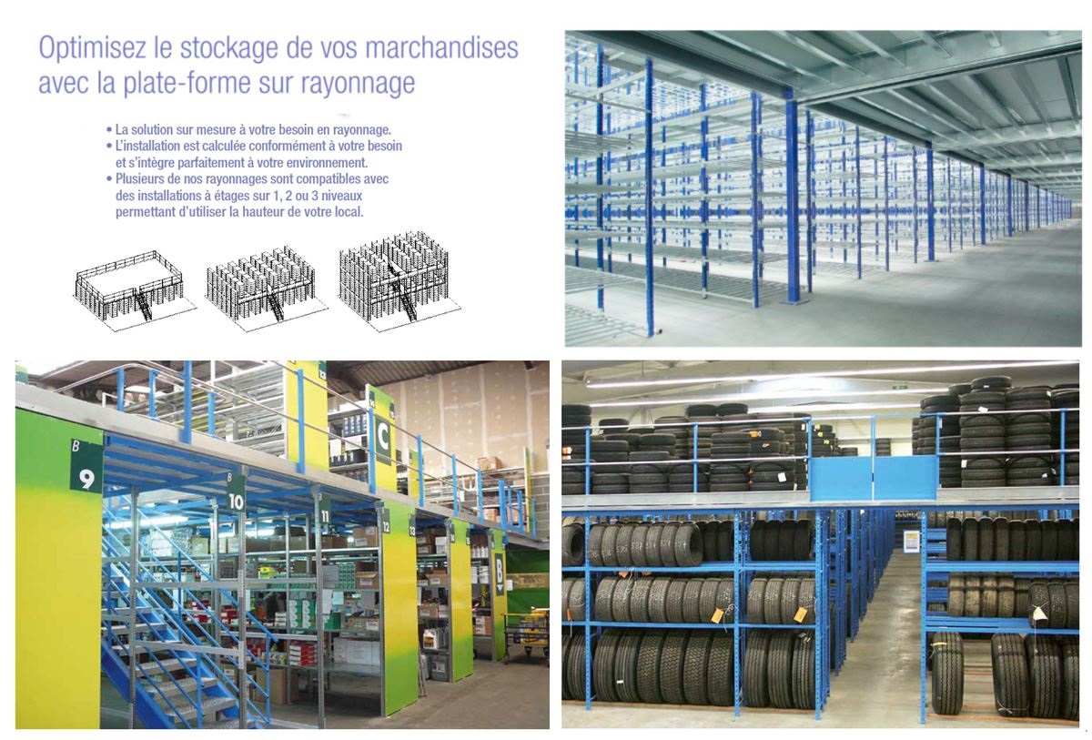 Solution de stockage et de rayonnage : l'industrie du plastique